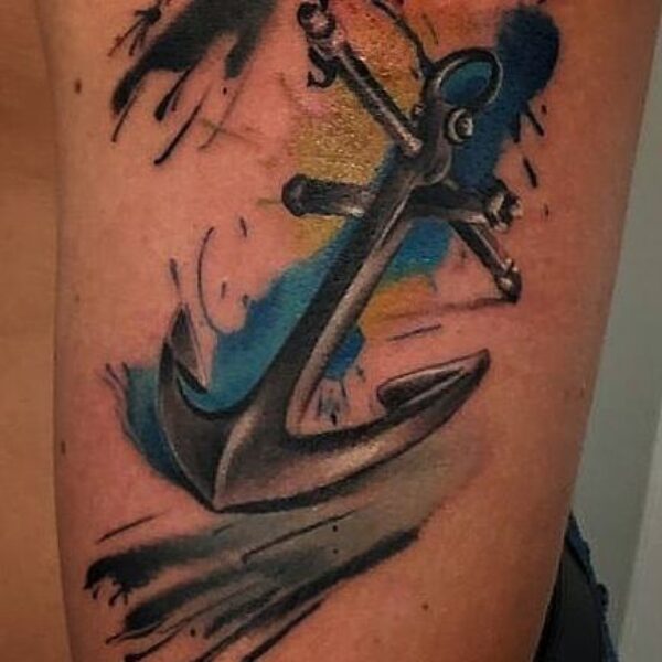 tatuaje-ancla-watercolor tatuaje-ancla-watercolor