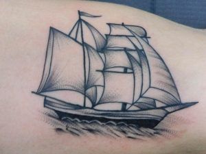 tatuaje de barco