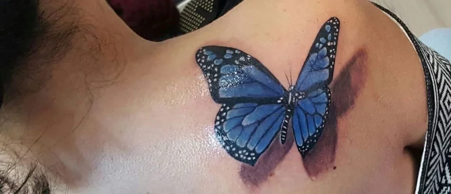 Mariposa realista 3D