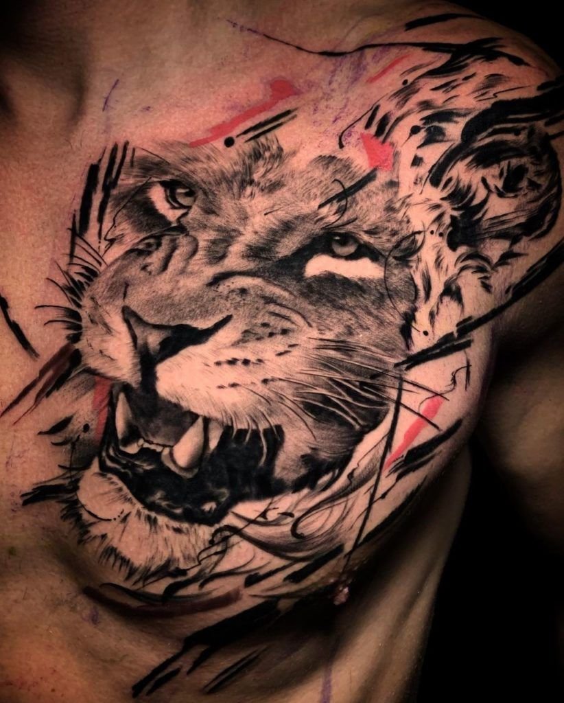 tatuaje de un tigre