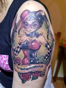 tatuaje de arlequeen