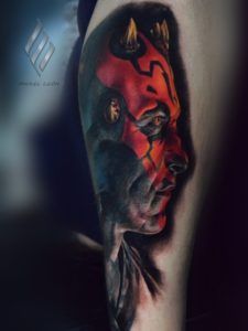 Tatuaje estilo realista star wars