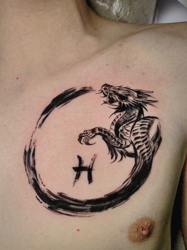 tatuaje de dragon - Circe Tattoo