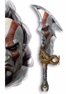 kratos y su espada