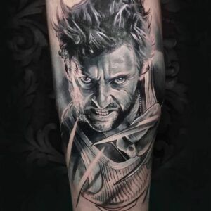 tatuajes realistas Marvel