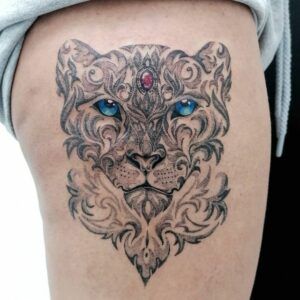 tatuaje puntillismo