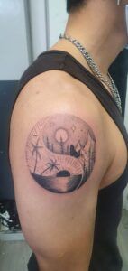 puntillismo tattoo
