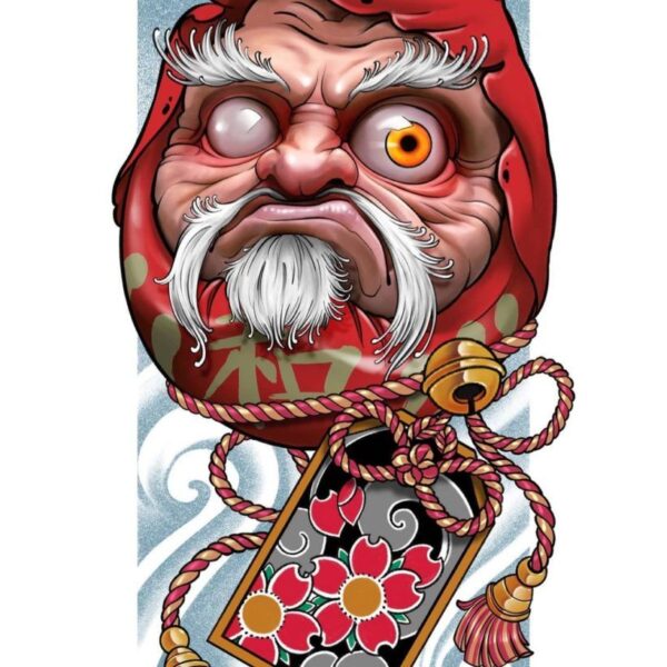 Ilustración Daruma Ilustración Daruma