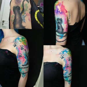 watercolor tattoo