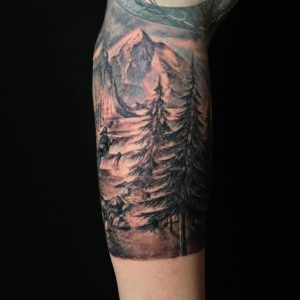 realismo tatuaje paisajes