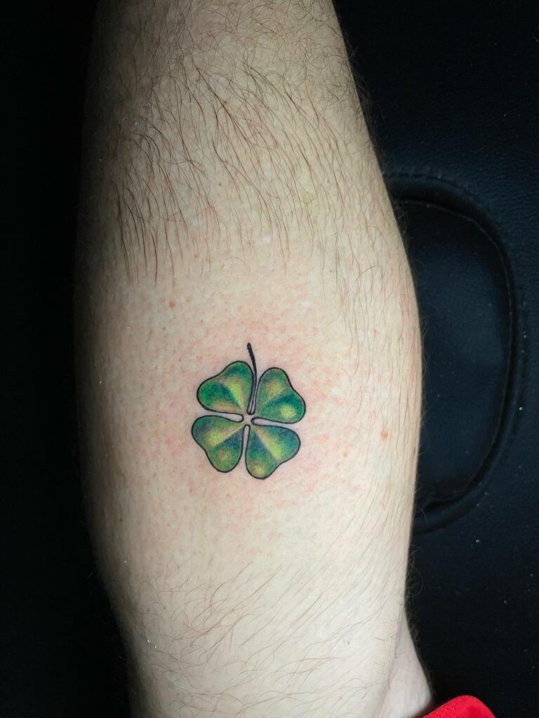 Four leaf clover tattoo, Shamrock tattoos, Clover tattoos