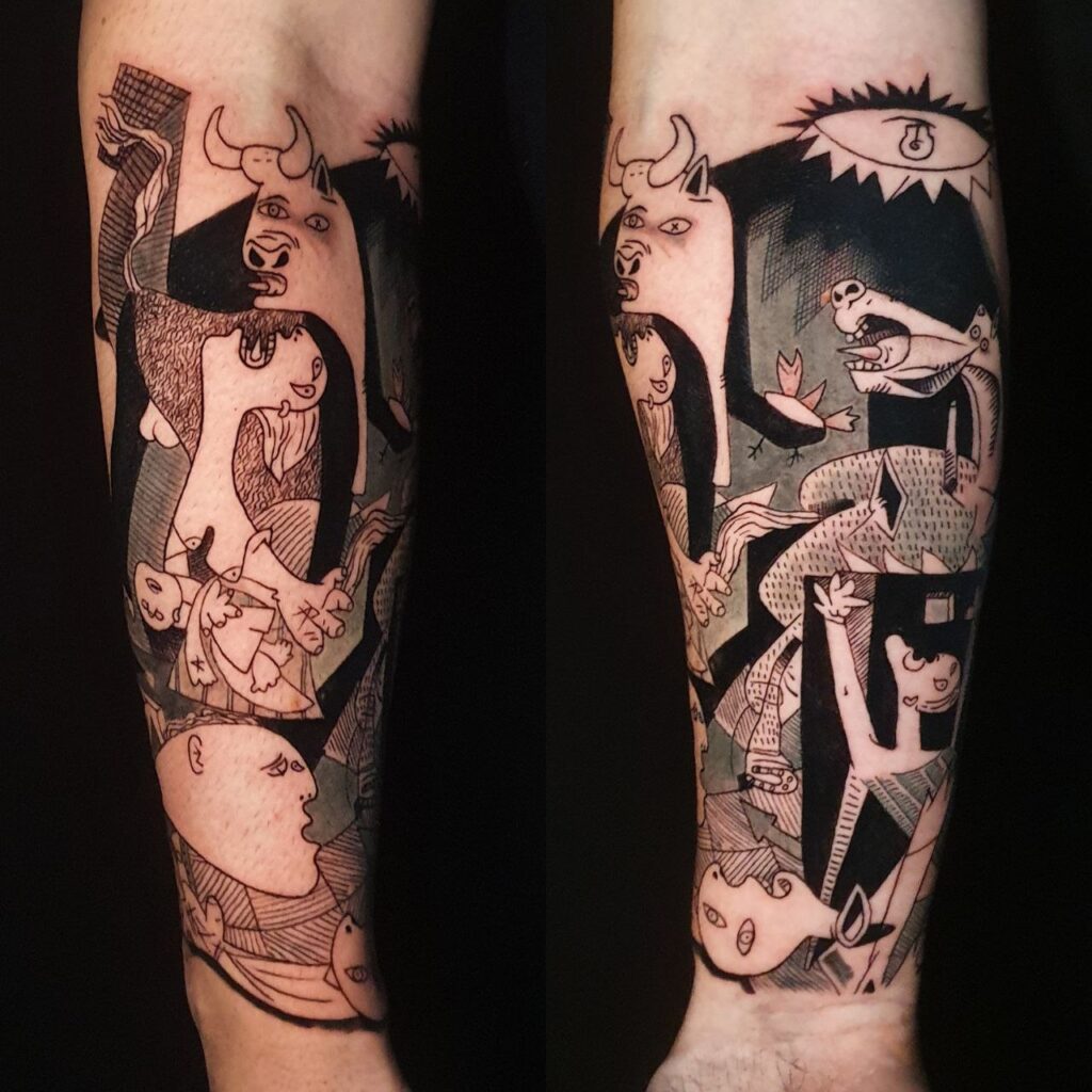 tatuaje del Guernica.