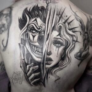 tatuaje estilo chicano rostro