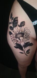 tatuaje girasol