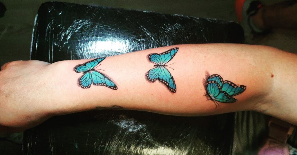 Mariposas realismo tattoo