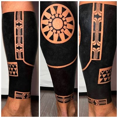 chatarra escocés cortar a tajos Tatuajes para hombre en la pierna- Circe Tattoo