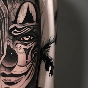 payaso tatuaje