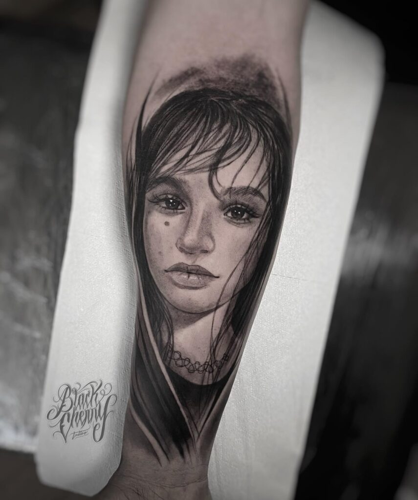 retrato realismo tatuaje