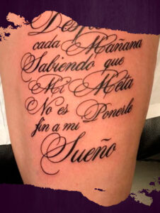 Tatuajes de Lettering