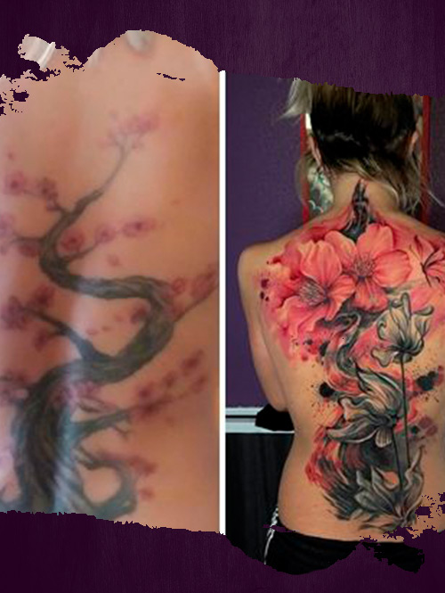 Tatuajes de tapado y restauración