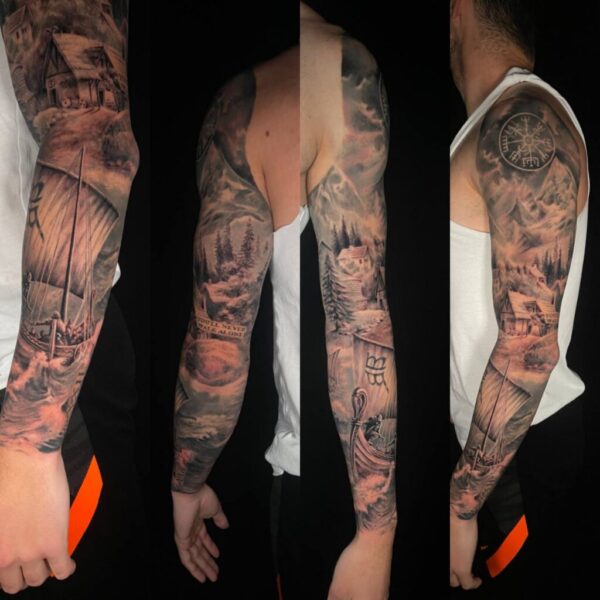 Tatuaje vikingo. Tatuaje vikingo.