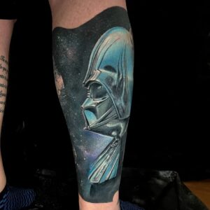 Tatuaje realismo a color star wars