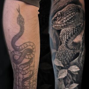 tatuajes realistas coverup