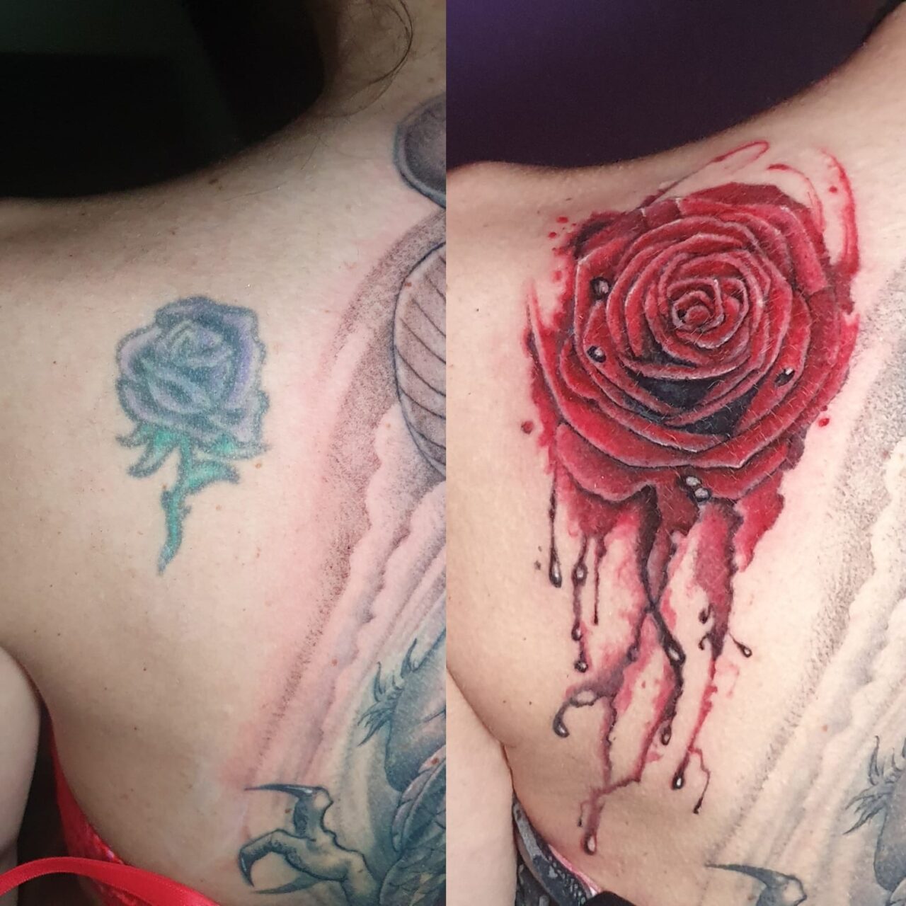 Ideas de tatuajes para tapar otros para mujer | Circe Tattoo
