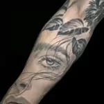 Tatuaje rostro estilo realismo