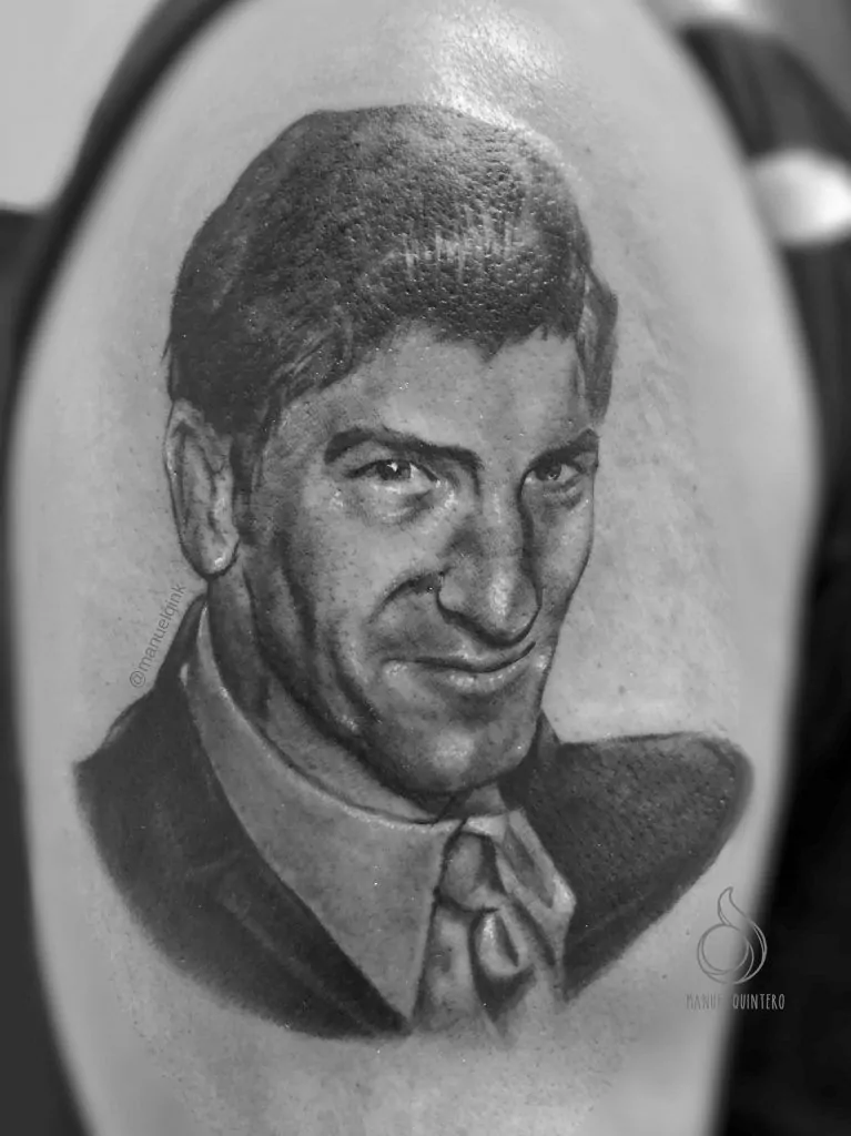 Tatuaje retrato estilo realismo