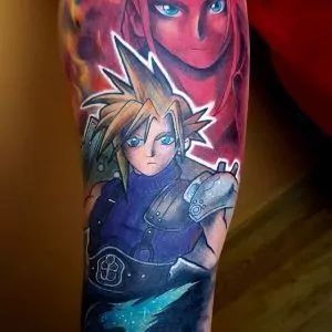 tatuaje neotradicional final fantasy