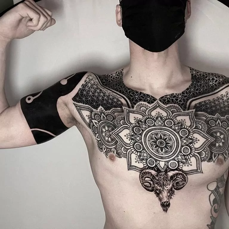 Blackwork tattoo