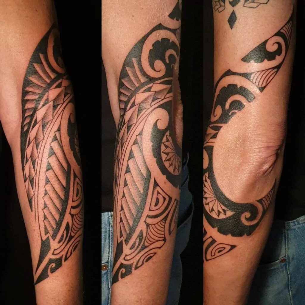 tatuajes mayas en el brazo