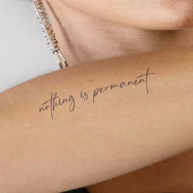 tatuaje lettering con significado familiar