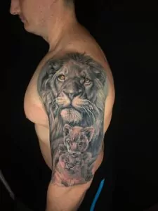 Leon realismo tattoo