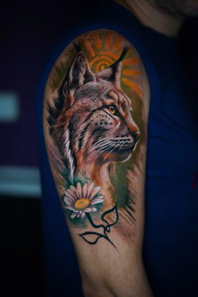 lince realismo tatuajes